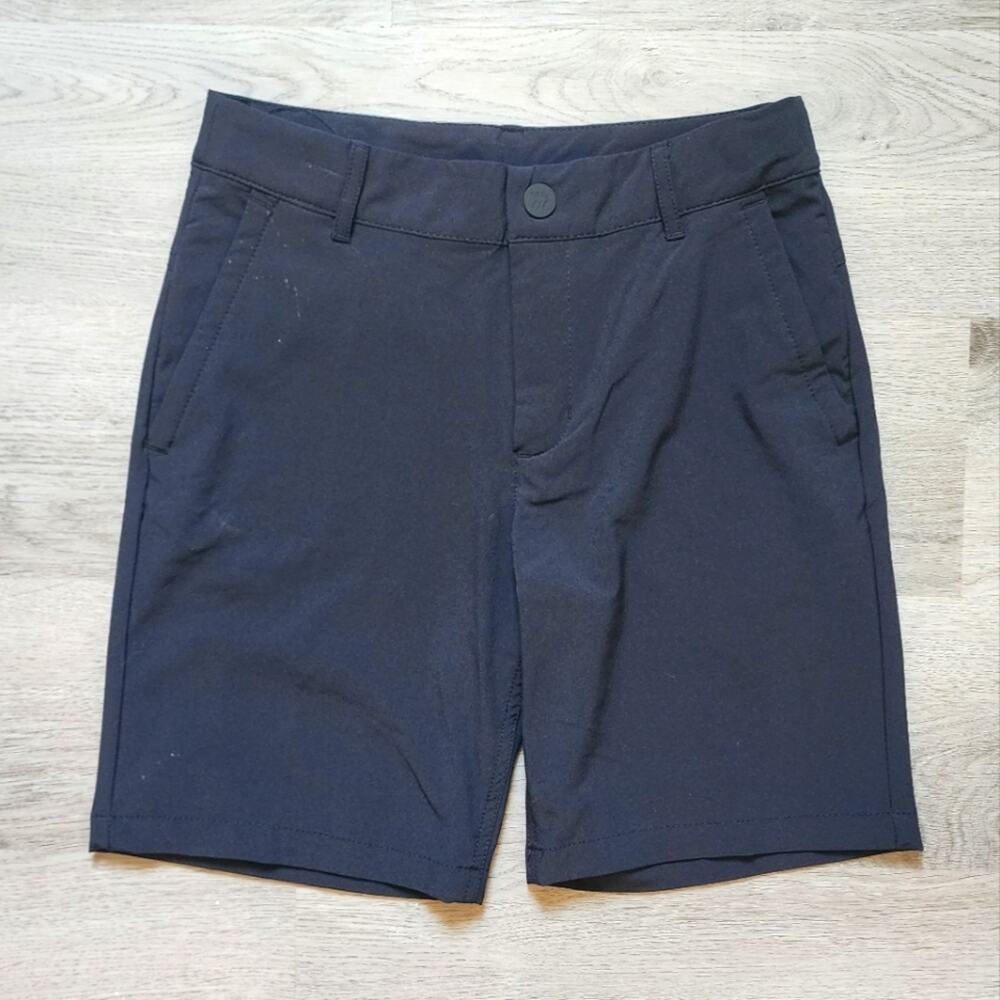 All in Motion Boy's Solid Black Semi-Formal Active Casual Golf Shorts Size 10